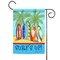 Toland Home Garden Blue and Green Beach Surf's Up Outdoor Garden Flag 18" x 12.5"